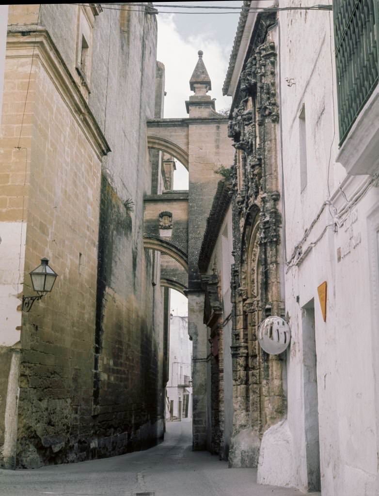 #8 Arcos de la Fontera, typical streets, 1972, Jerez, Andaluicia, Spain.