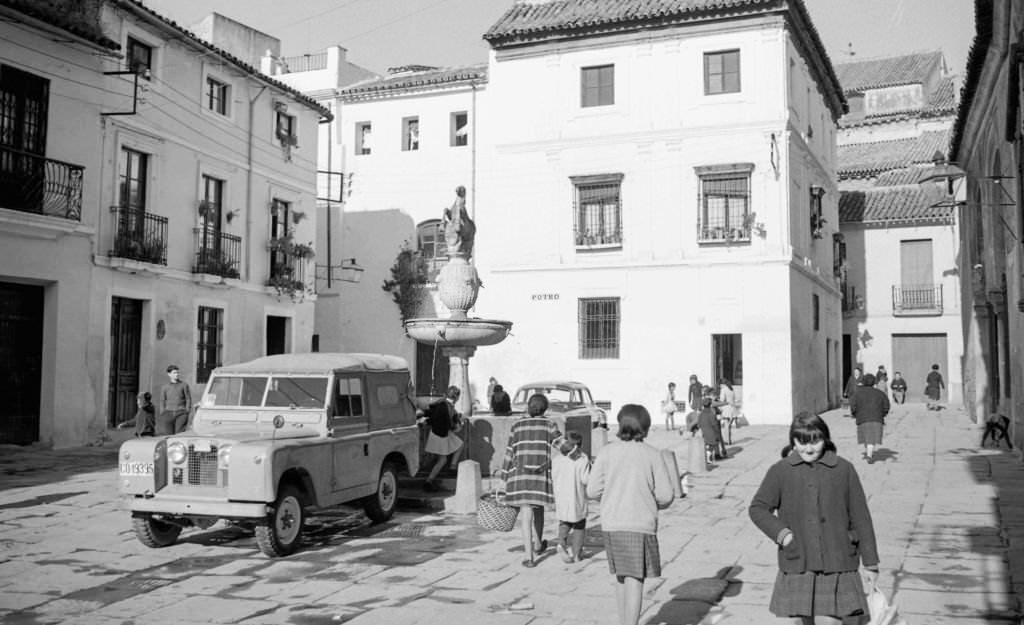 #68 The “Plaza del Potro”, 1975, Cordoba, Andalusia, Spain.