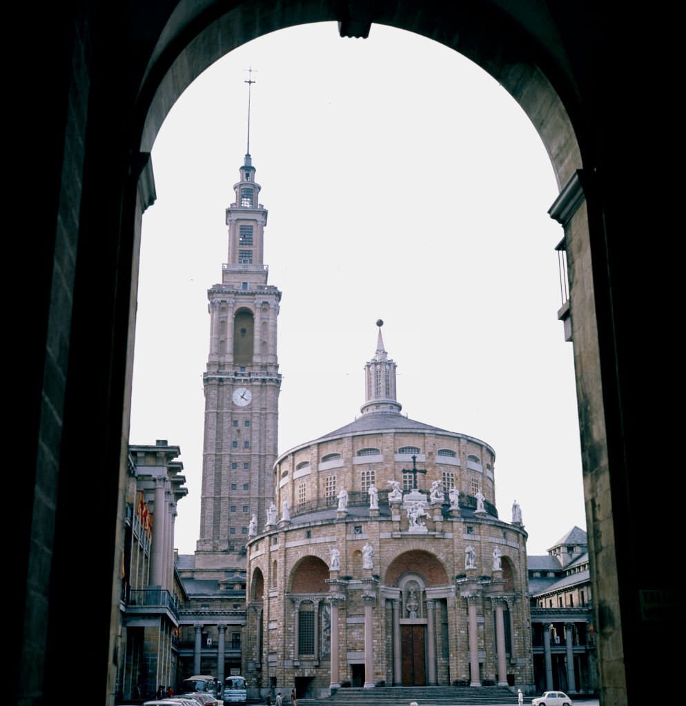 #80 The round church, within the University “Laboral” of Gijón, Spain, 1975.