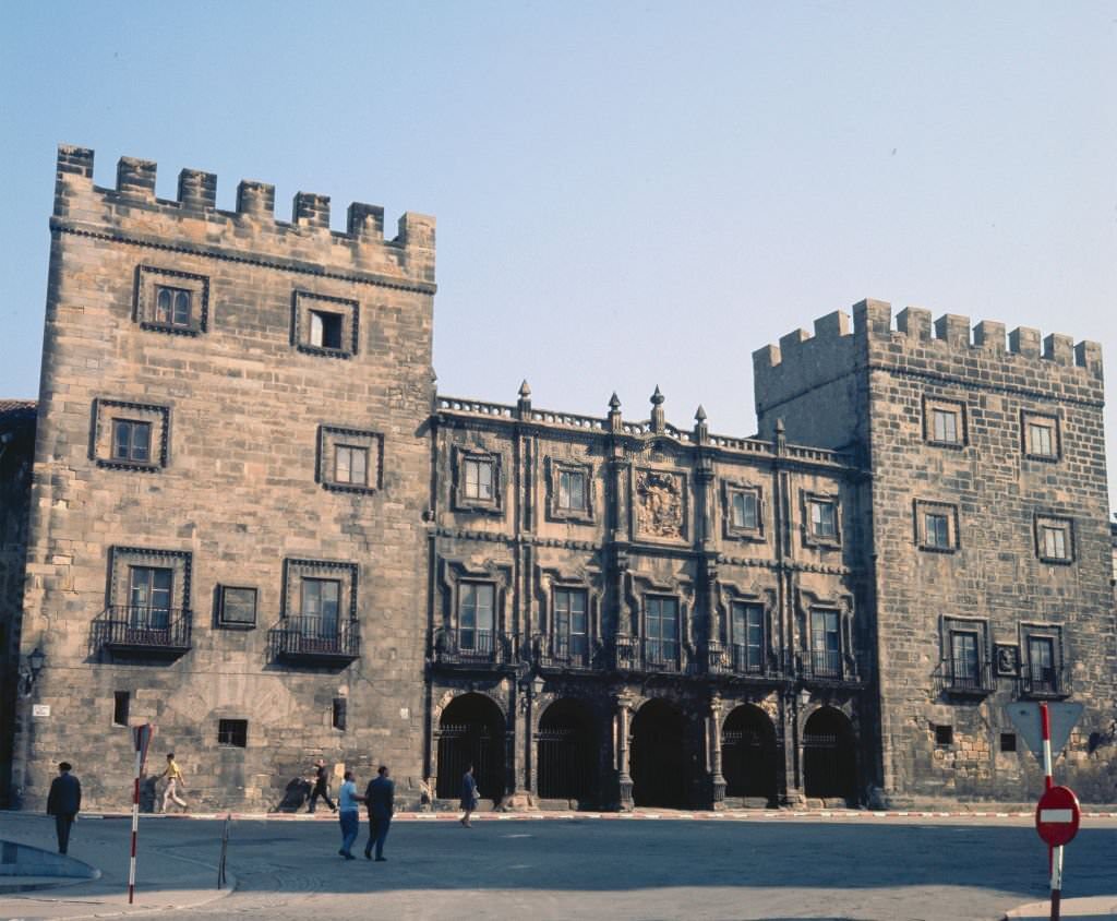 #82 View of the Palace of Revillagigedo, Gijon, Spain, 1975.