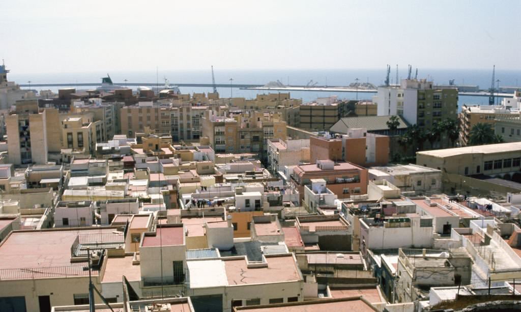 #99 General view of Almeria, 1978, Andalusia, Spain.