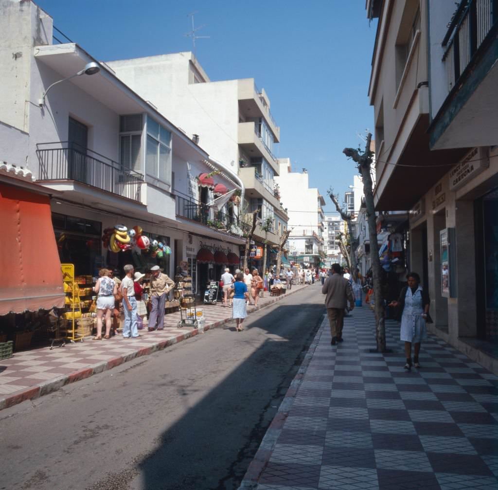 #110 A trip to Fuengirola at the Costa del Sol, Andalusia, Spain 1980s.