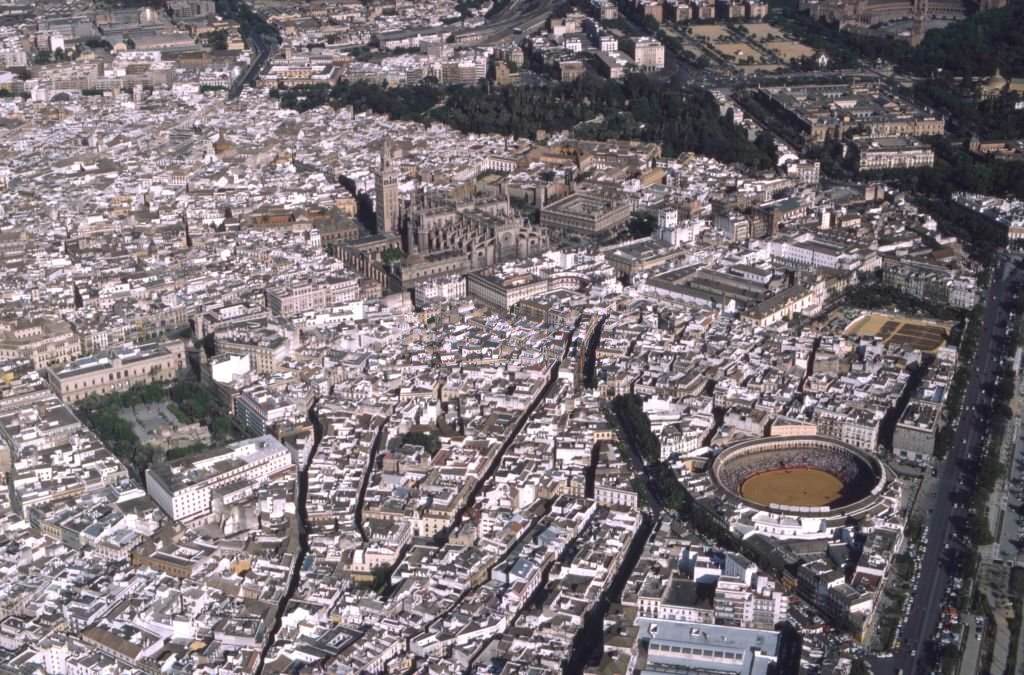 #154 View of the city of Seville, Andalusia, Spain.