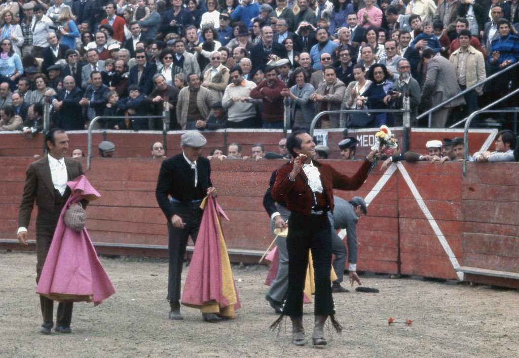 #159 Spanish bullfighter Luis Miguel Dominguin during a bullfight, Madrid, Spain, 1980.