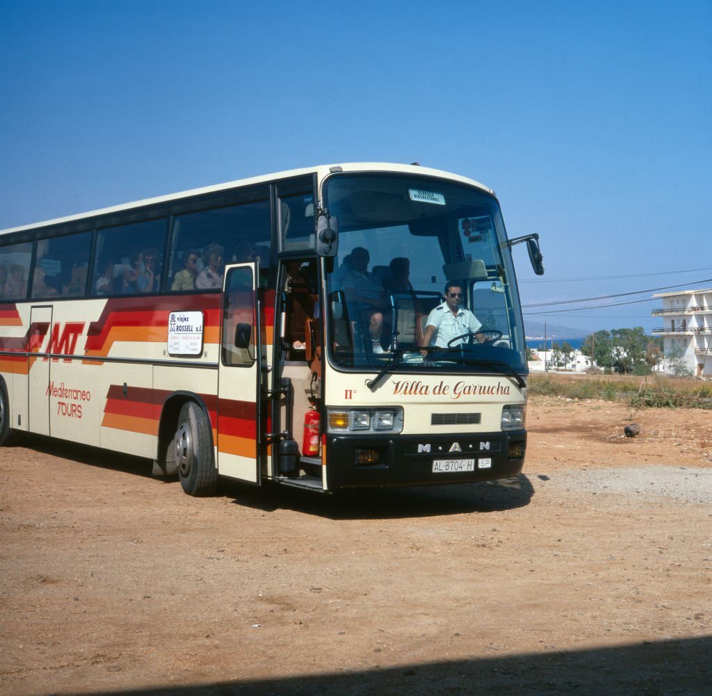 #92 A bus tour through Andalusia, Spain 1980s.