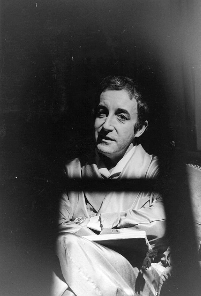 English comedian and actor Peter Sellers in the movie ‘Lady Killers’, 1955