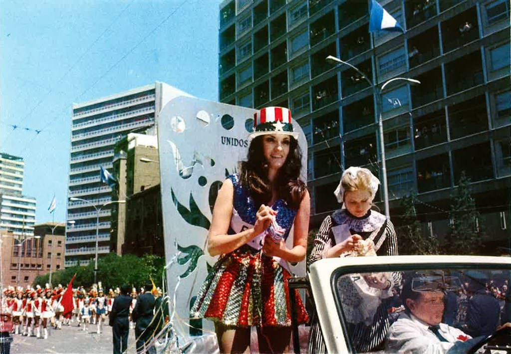 #199 Pamplona promenade during the Spring Festival and within the event called “International Maja Contest”, 1972