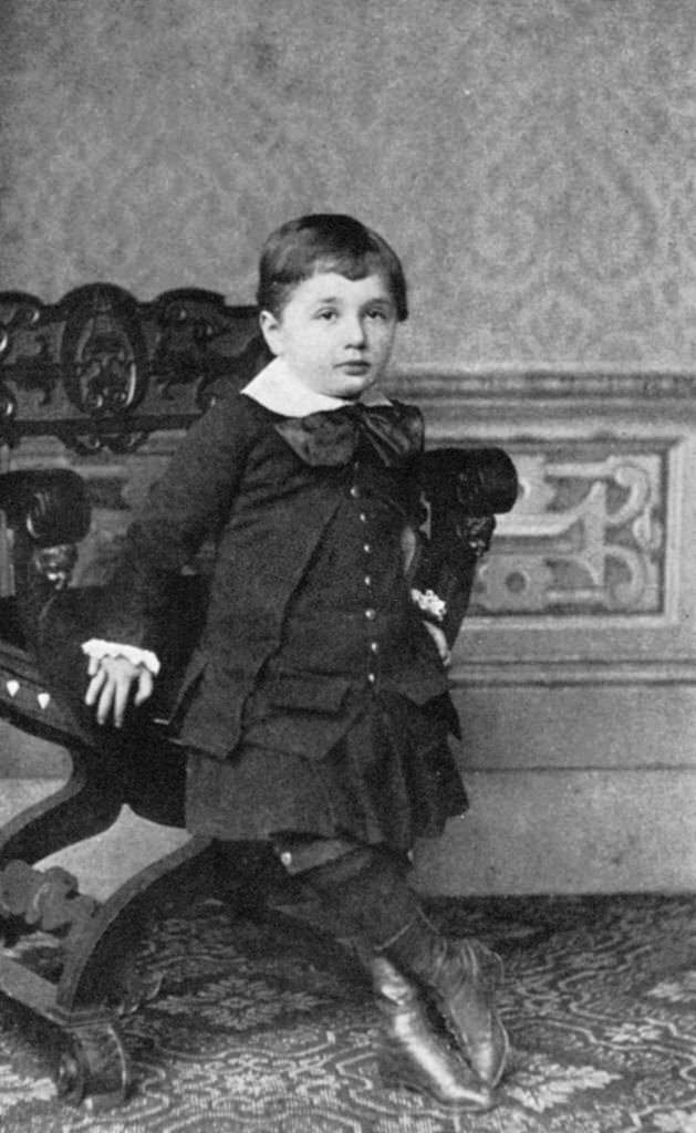 #74 Albert Einstein as a small child, 1880s.