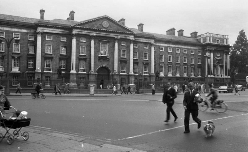 #11 The exterior of Trinity College, September 1971.