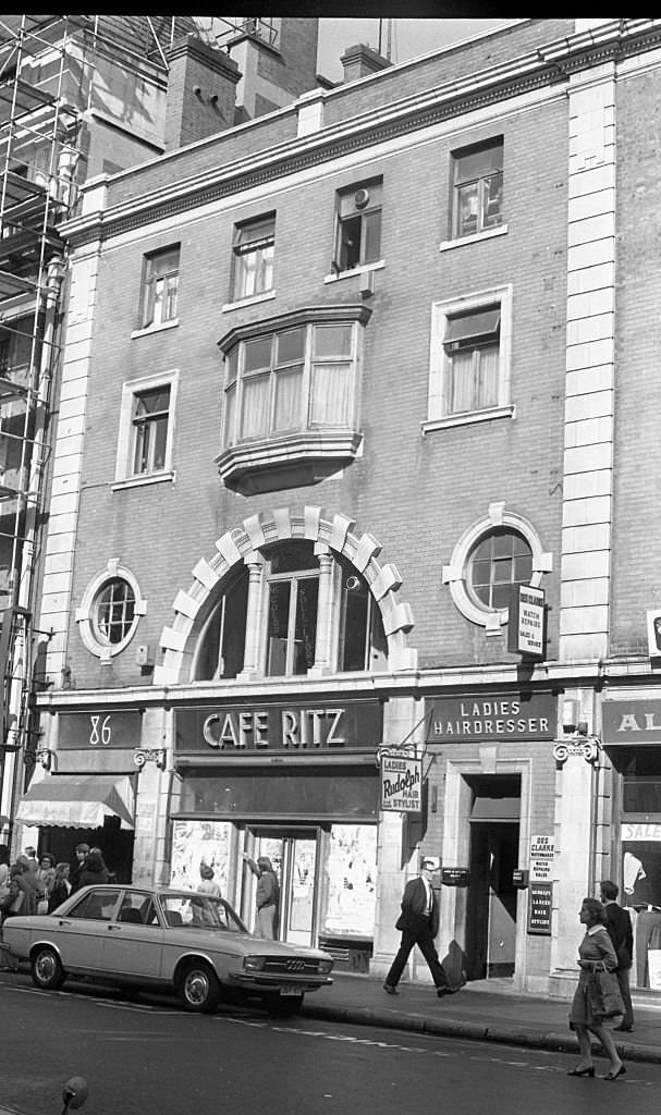 #127 The old Cafe Ritz in Abbey Street in Dublin, 1972