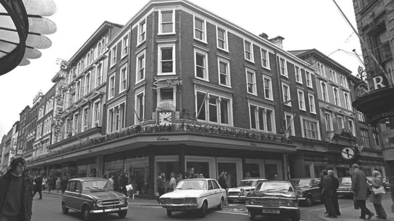 #23 Switzers department store on Grafton Street pictured, 1970s.