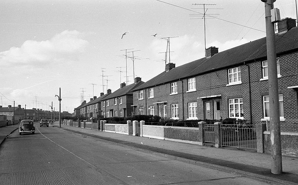 #36 Corporation Houses, Kimmage in Dublin, 1972.