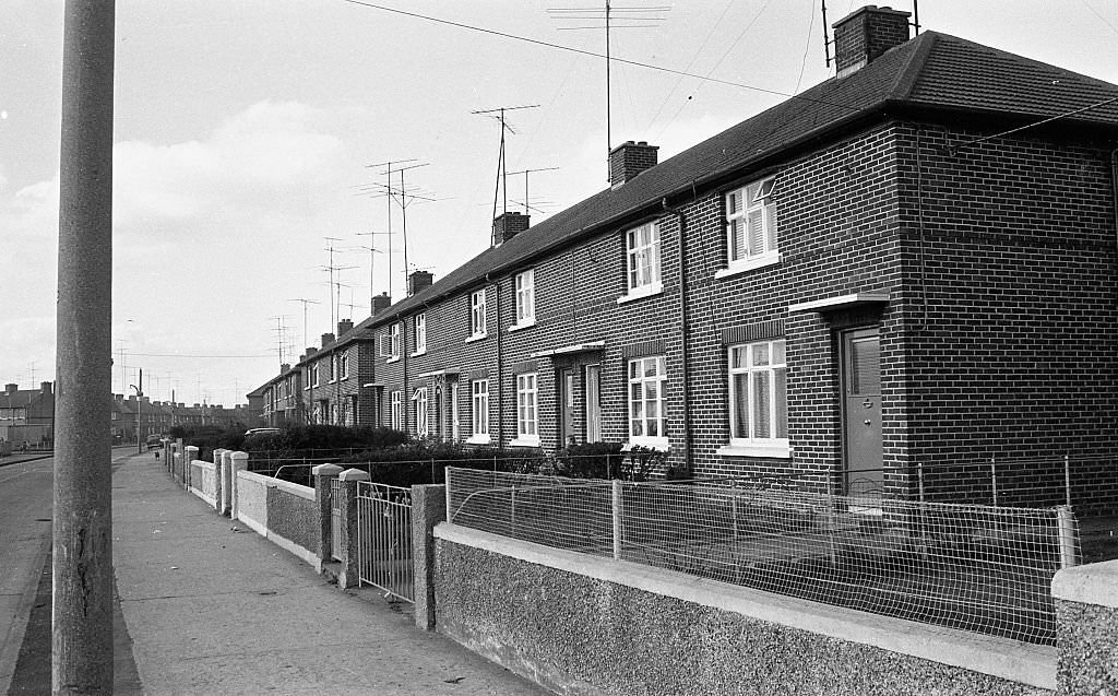 #37 Corporation Houses, Kimmage in Dublin, 1972.