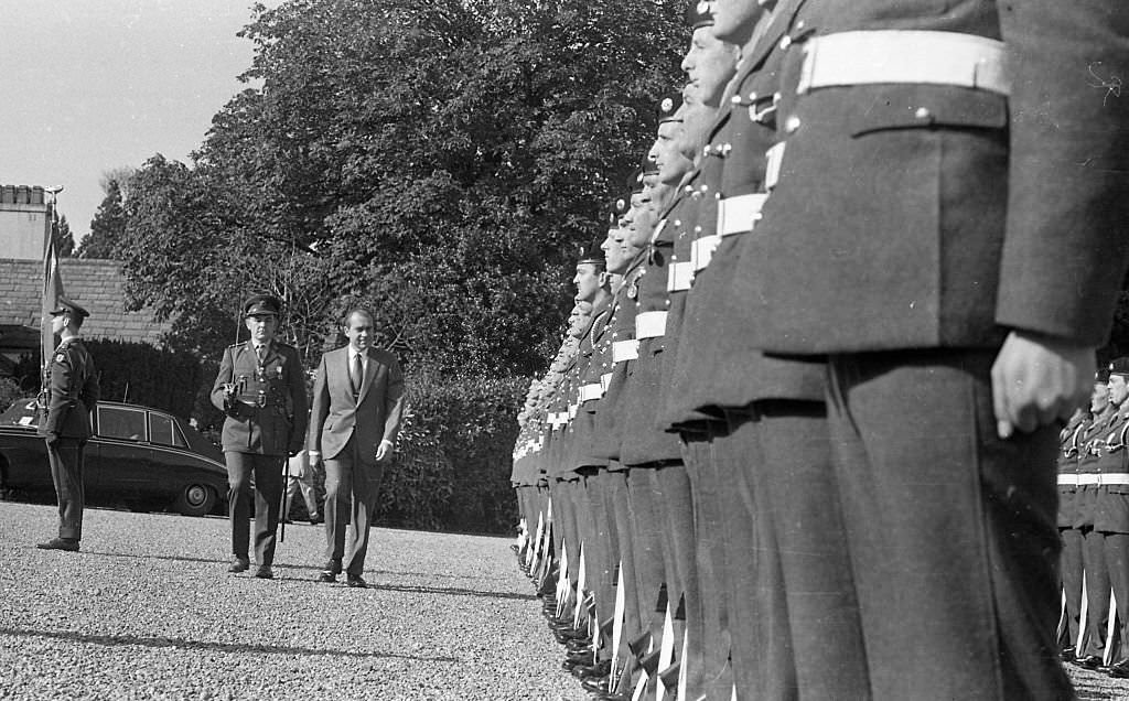 #78 US President Richard Nixon at Aras An Uachtarain during a State visit, Dublin, 1970