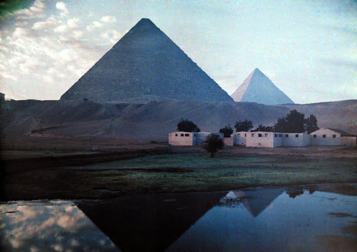 #19 View of the Pyramids of Giza.
