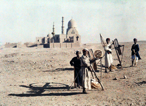 #50 Winders of silk at the Tombs of the Caliphs.