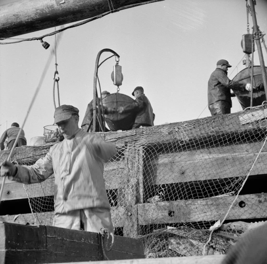 #18 Dock Stevedores at the Fulton Fish Market, 1930s