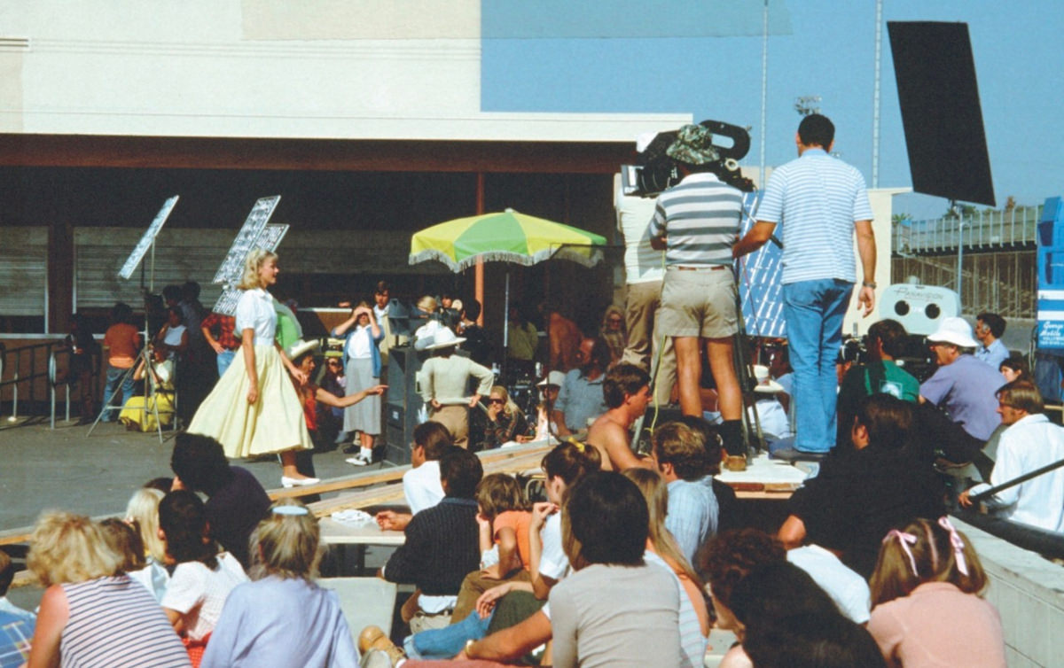 Stunning Behind-the-Scenes from the filming of &;Grease (1978)&; Movies