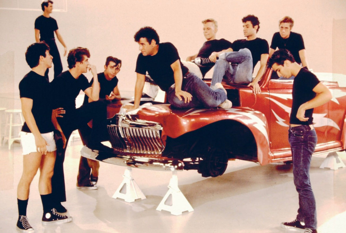 Stunning Behind-the-Scenes from the filming of &;Grease (1978)&; Movies