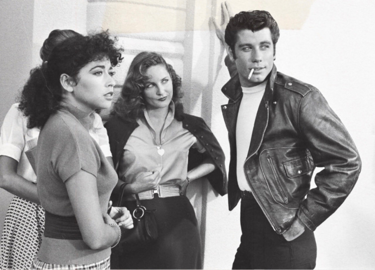 Stunning Behind-the-Scenes from the filming of &;Grease (1978)&; Movies