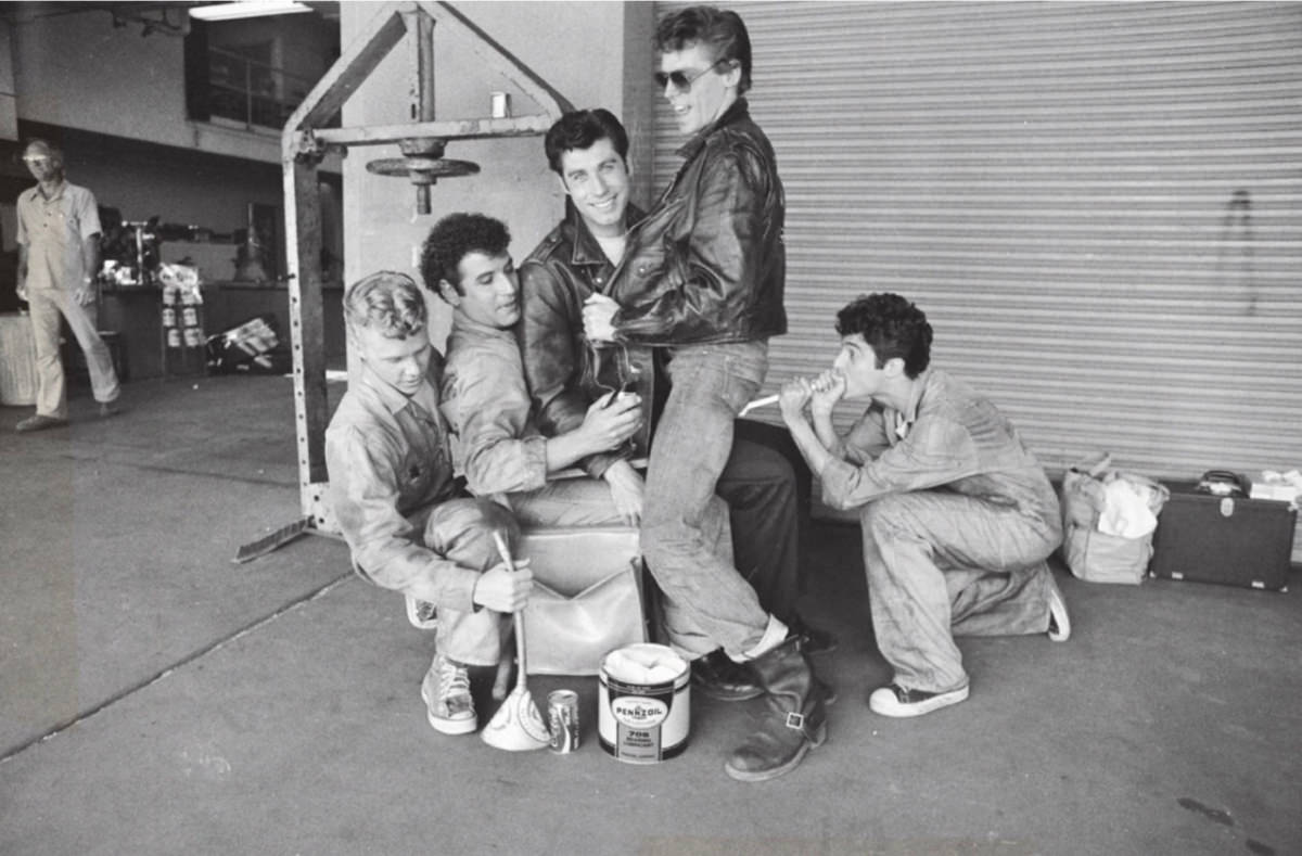 Stunning Behind-the-Scenes from the filming of &;Grease (1978)&; Movies