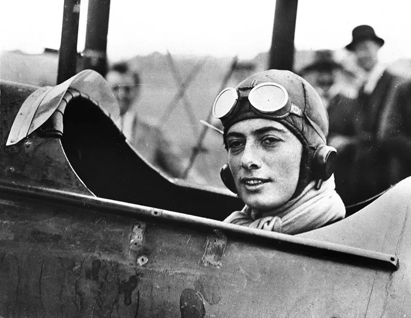 #10 Winifred Spooner (1900-1933), English aviator.