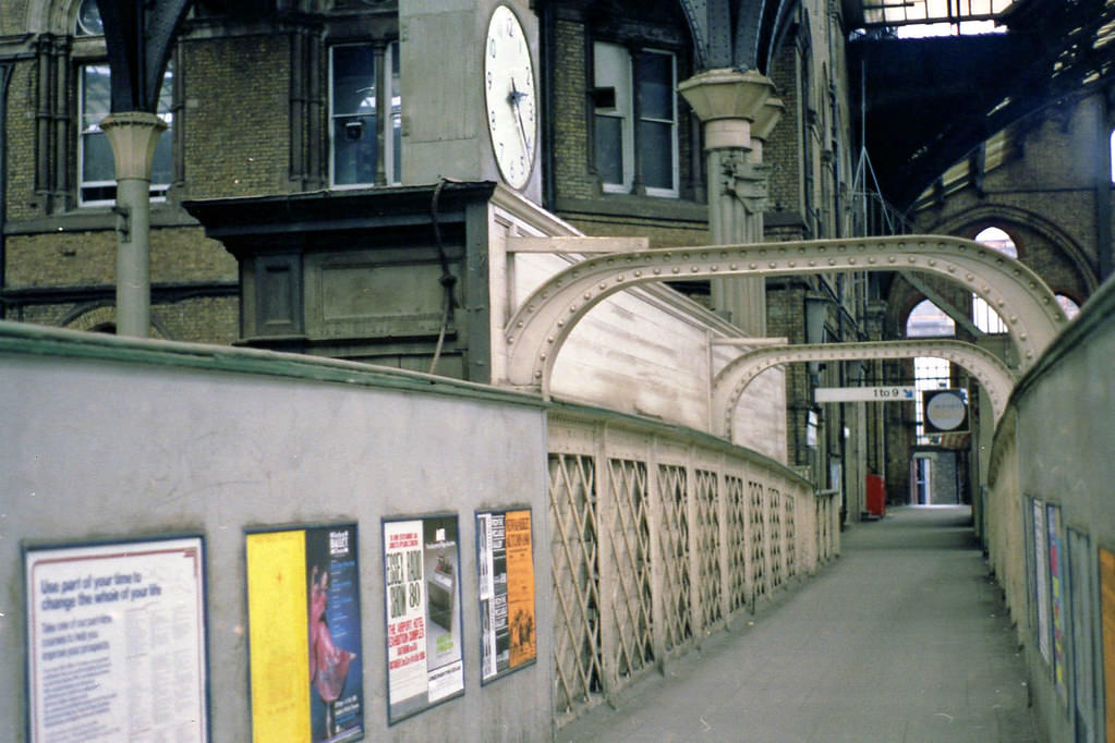 #5 Liverpool St station footbridge.27 Sept 1980