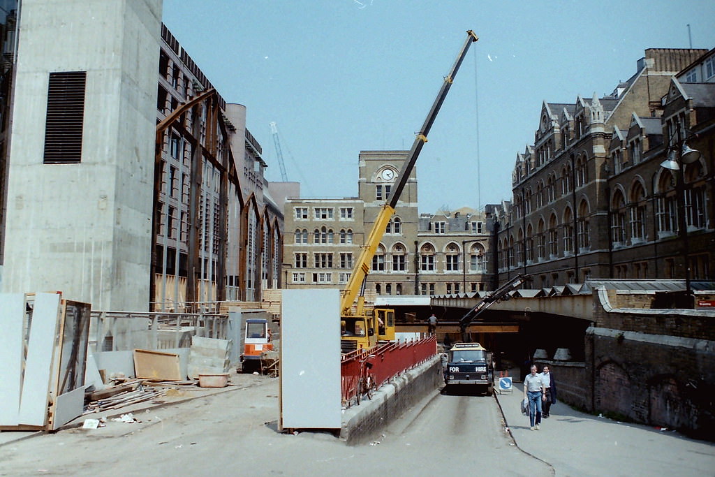 #82 Liverpool St Station reconstruction, 14 May, 1988