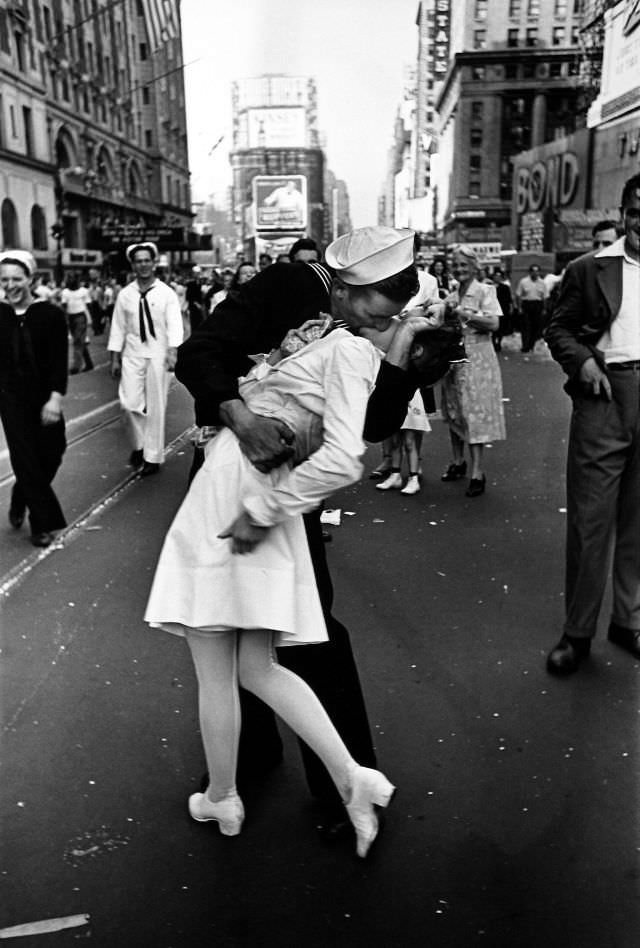 #2 V-J Day, Times Square, New York City, 1945.