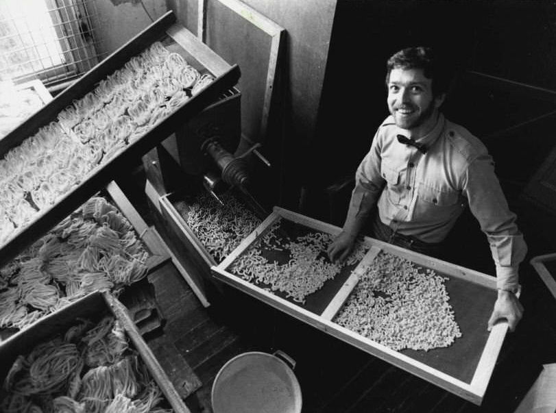 #17 Alex Federici, making pasta in his Leichhardt shop, “Buon Appetito Products”, 1983