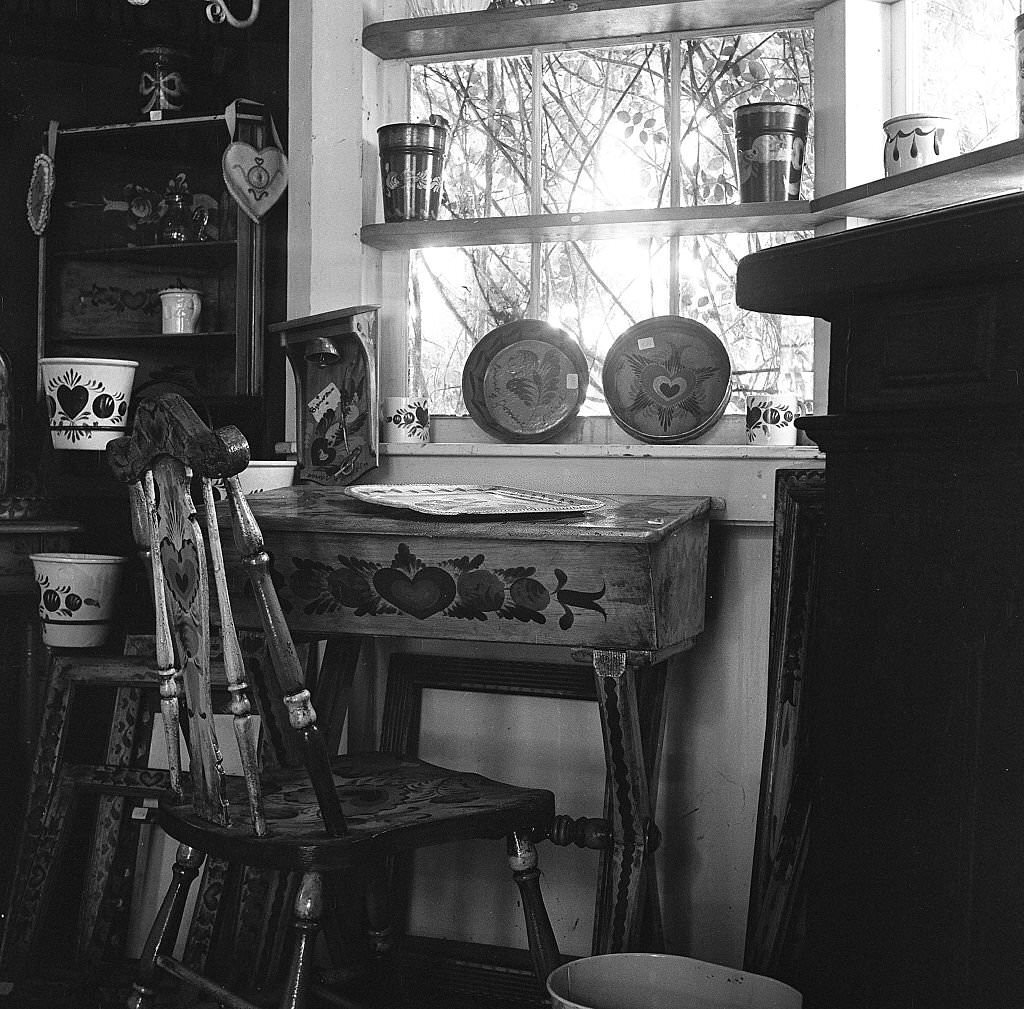 #58 Interior of an antique shop, Provincetown, Massachusetts, 1948.