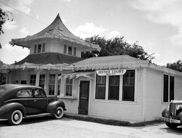 #111 Exterior of Precinct No. 8 Court at 3105 McCullough Avenue, 1941