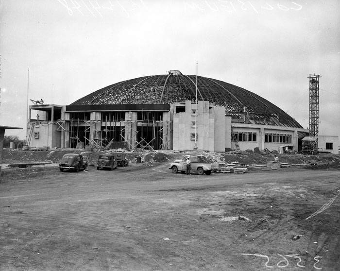 #30 Construction of Joe and Harry Freeman Coliseum, Dec. 22, 1948