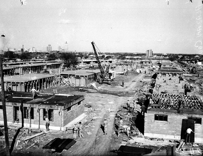 #43 Views of Alazan Courts under construction, 1940