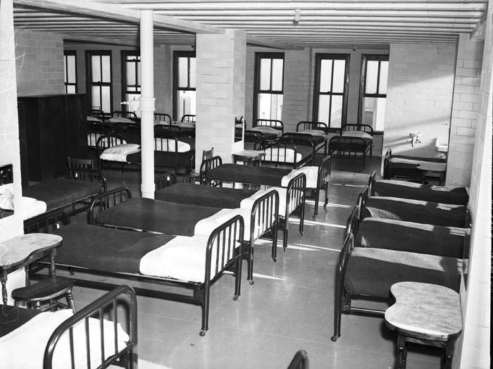 #98 Bed wards at Riverview Hospital, 1943