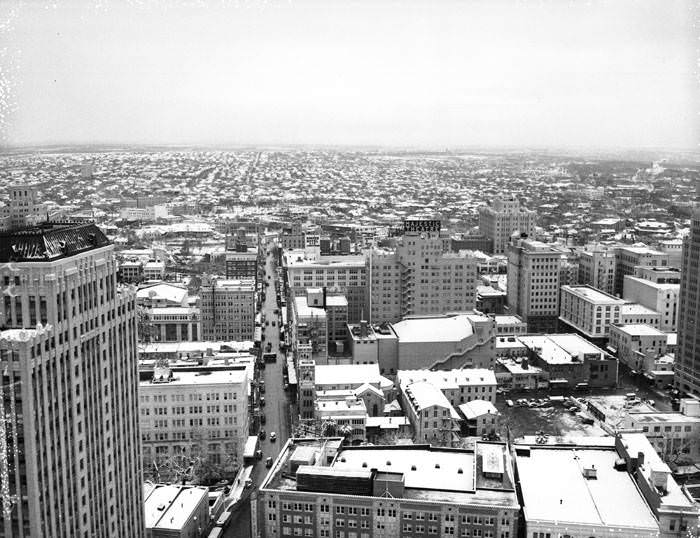#237 Downtown San Antonio looking north from Smith-Young Tower, 1944