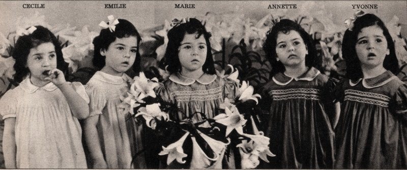 The Dionne Quints: Interesting Story and Photos of the first Quintuplets who survived Infancy and became a Sideshow A