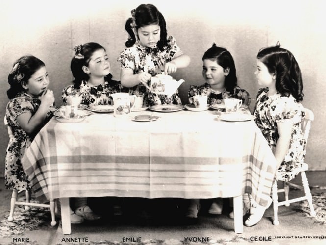 The Dionne Quints: Interesting Story and Photos of the first Quintuplets who survived Infancy and became a Sideshow A