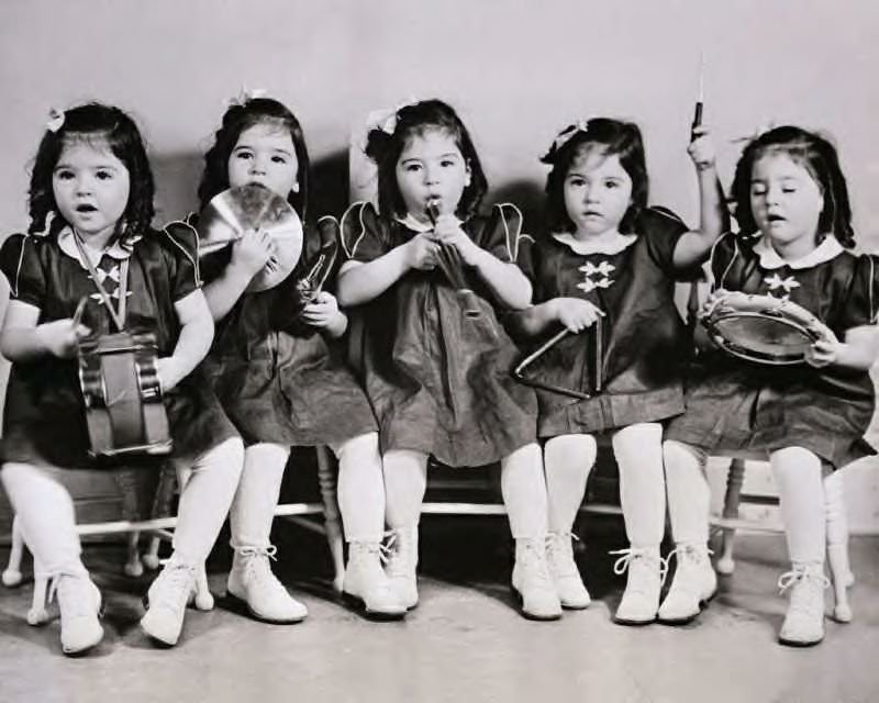 The Dionne Quints: Interesting Story and Photos of the first Quintuplets who survived Infancy and became a Sideshow A