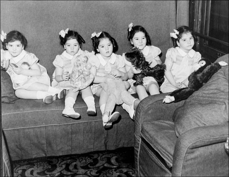 The Dionne Quints: Interesting Story and Photos of the first Quintuplets who survived Infancy and became a Sideshow A