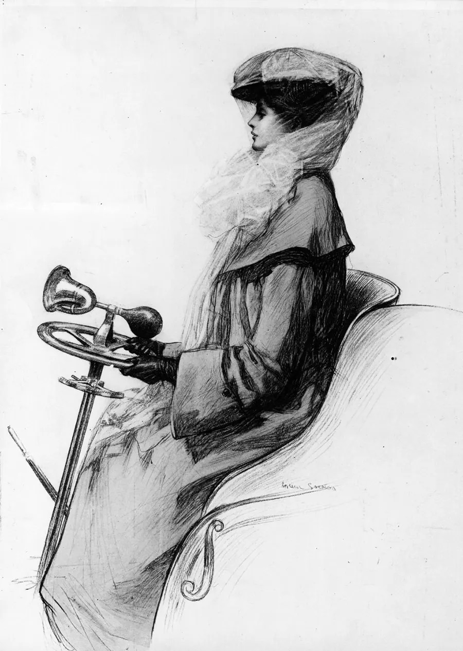 The Early Automobilist Fashion: What Drivers Wore in the early 1900s While Driving Roofless Cars Veh