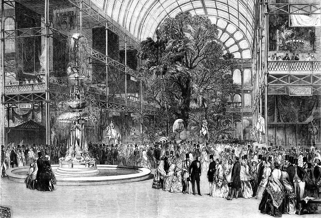 #115 Transept, Great Exhibition, Hyde Park, London, 1851.