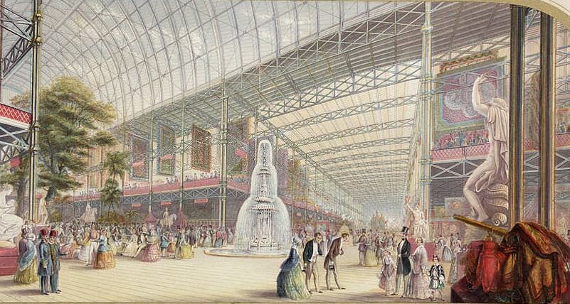 #118 Interior of the Great Exhibition , 1851.