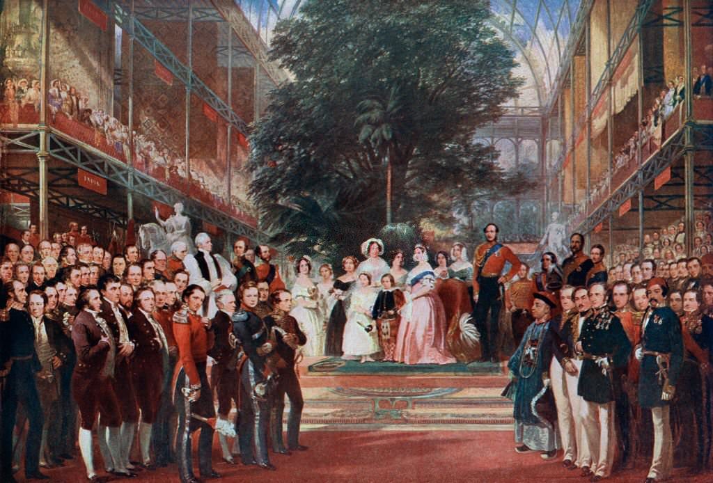 #129 The opening by Queen Victoria of The Great Exhibition in Hyde Park, London, England, 1st May, 1851