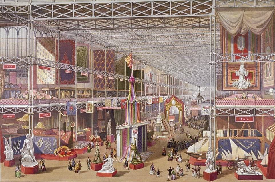 #145 The Great Exhibition, Hyde Park, Westminster, London, 1851.