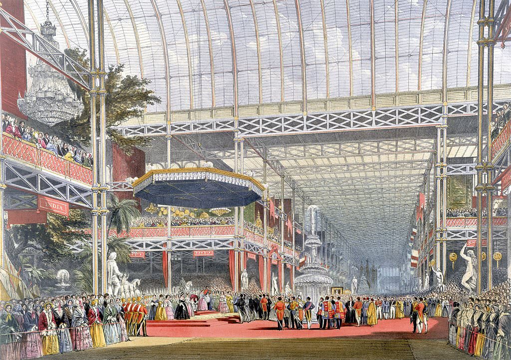 #16 Inauguration ceremony, Crystal Palace, London, 1851.
