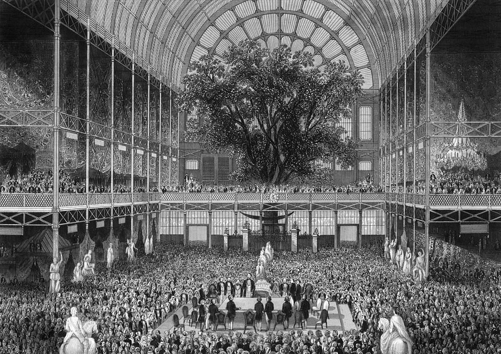 #23 Crowd Inside the Crystal Palace at the Closing of the Great Exhibition, 1851
