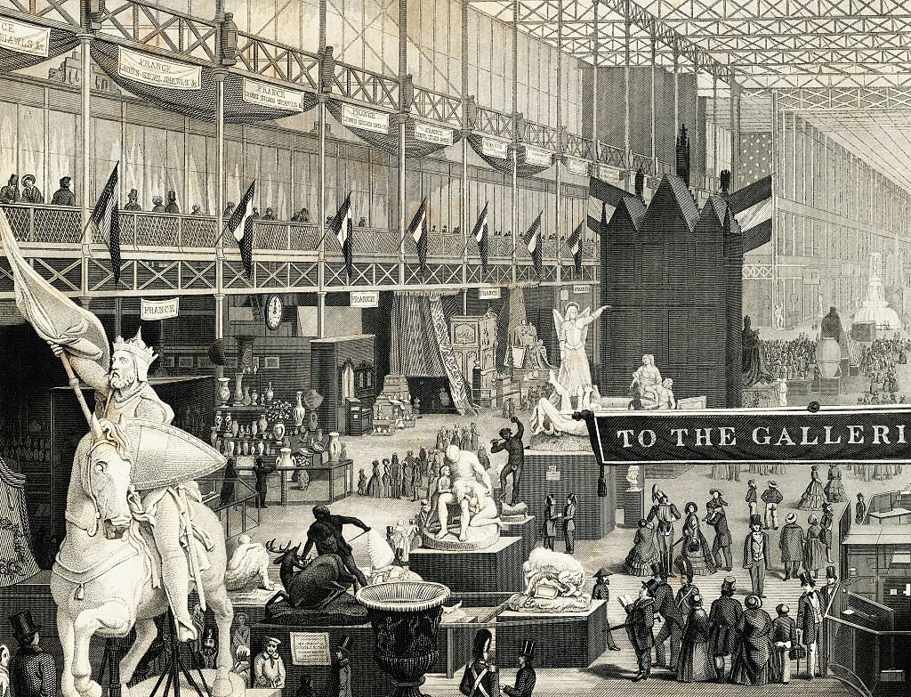 #25 The Main Avenue at the Great Exhibition in London, 1851.