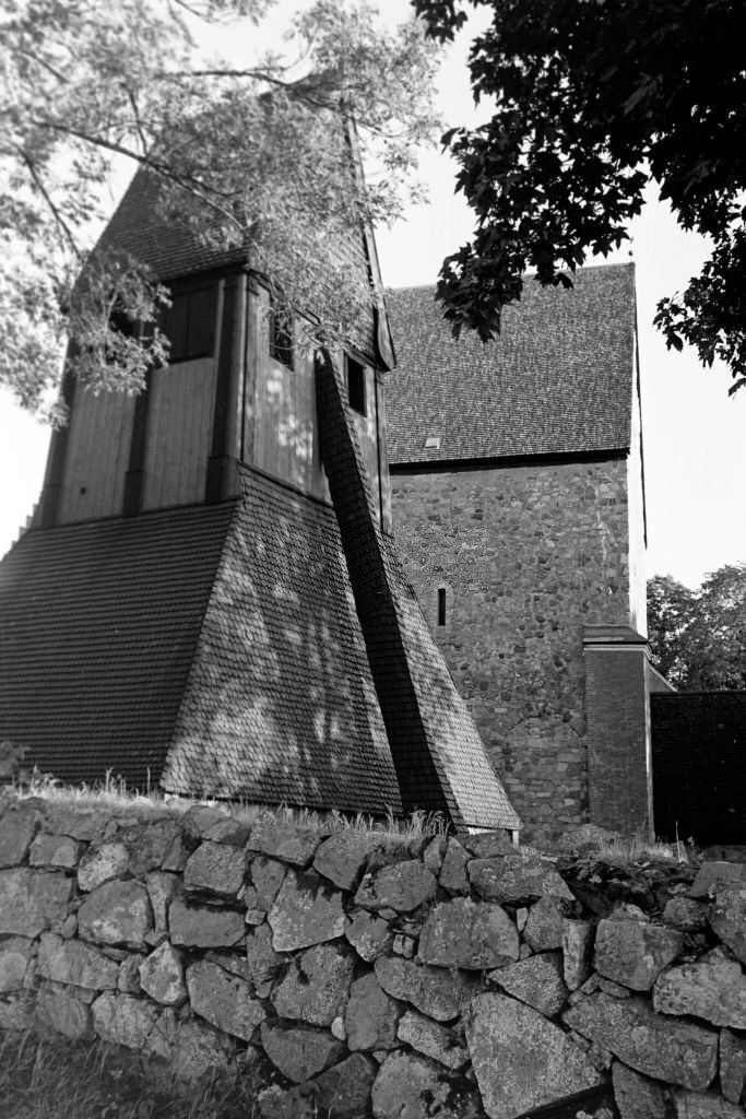 #15 Church of Old Uppsala with carillon, 1969.