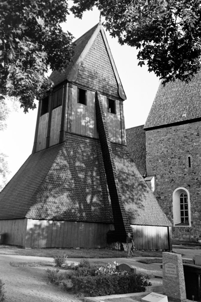 #17 Church of Old Uppsala with carillon, 1969.
